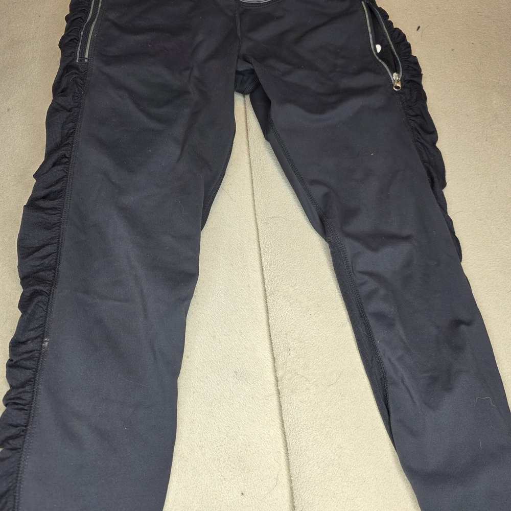 Lululemon Street to Studio Ruched Crop Leggings - Black - Size 6